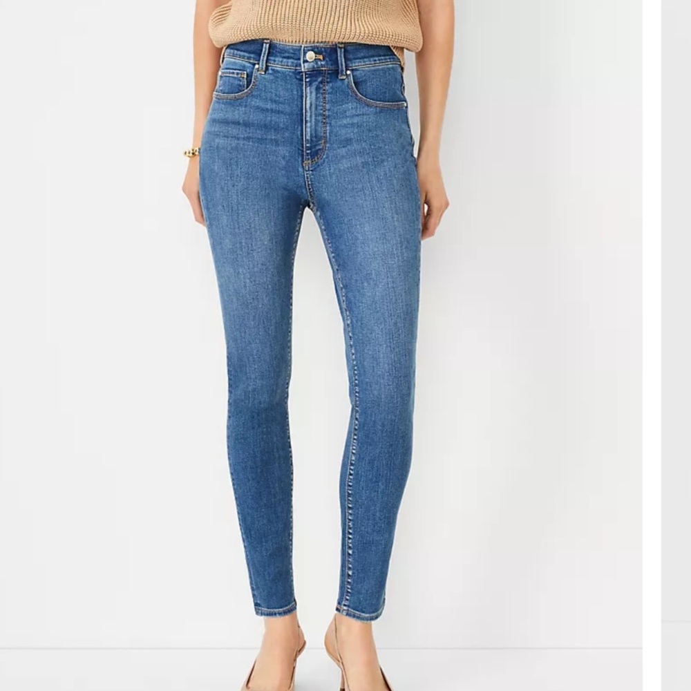High Rise Skinny Jeans in Classic Indigo Wash 
#1